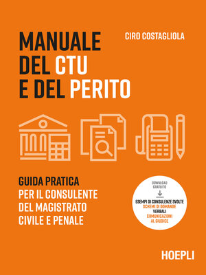 cover image of Manuale del CTU e del perito